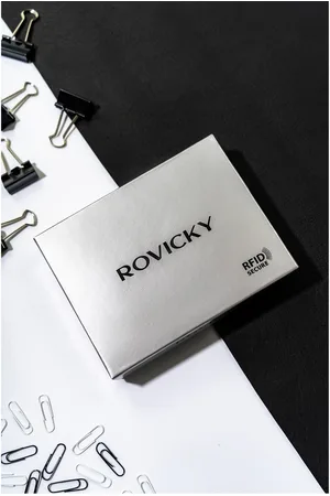 ROVICKY Skórzany męski portfel N03-RVT RFID