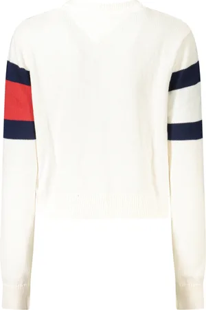 Tommy Hilfiger BIAŁY SWETER DAMSKI