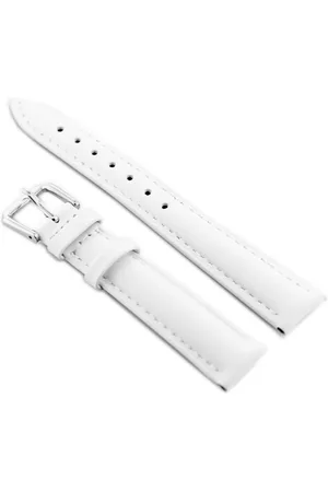 Pacific Pasek skórzany do zegarka W94 - biały - 14mm