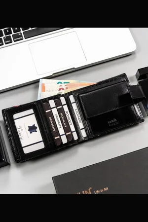 ROVICKY Elegancki skórzany portfel męski z RFID