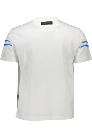 Philipp Plein T-SHIRT MĘSKI Z KRÓTKIM RĘKAWEM SZARY