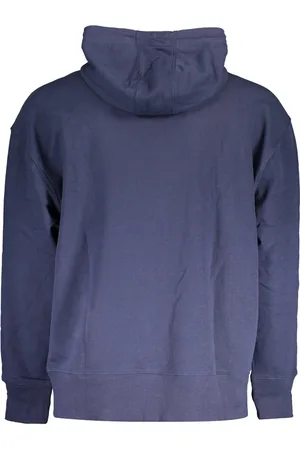 Tommy Hilfiger NIEBIESKA BLUZA MĘSKA BEZ ZAMKA