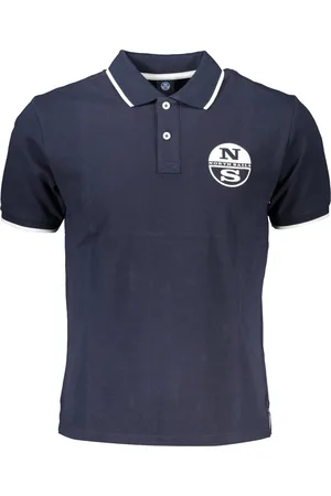 North Sails MĘSKA CZERWONA KOSZULKA POLO Z KRÓTKIM RĘKAWEM