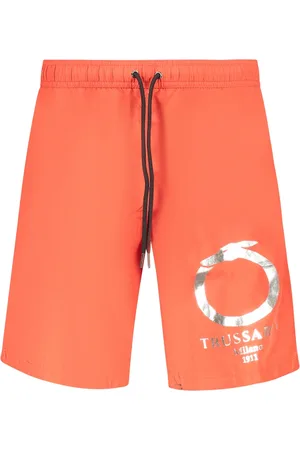Trussardi MĘSKIE CZERWONE KRÓTKIE SPODNIE