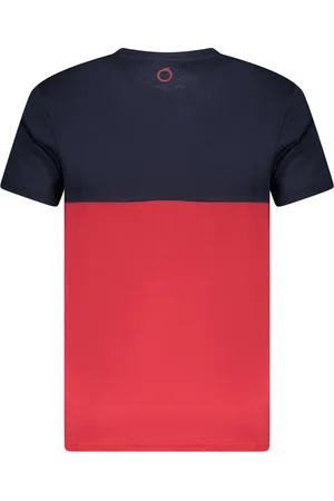 Trussardi MĘSKA KOSZULKA Z KRÓTKIM RĘKAWEM CZERWONA