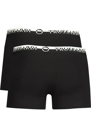Trussardi CZARNE BOKSERKI MĘSKIE