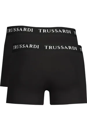 Trussardi CZARNE BOKSERKI MĘSKIE