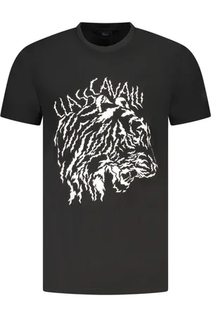 Roberto Cavalli KOSZULKA Z KRÓTKIM RĘKAWEM MĘSKA CZARNA