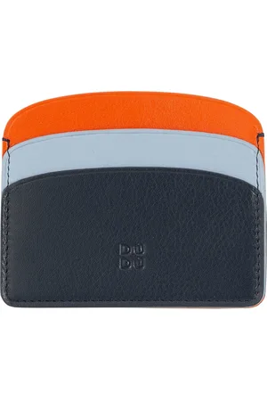 Dudu Skórzane etui na karty Slim Wallet, kolorowy design, cienki kształt, mały rozmiar etui na karty kredytowe Loyalty Business