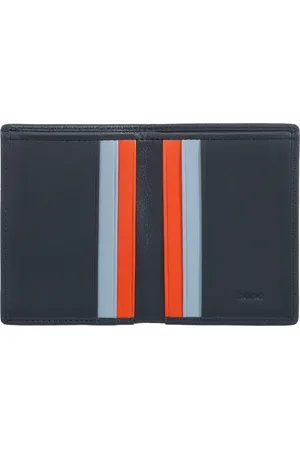 Dudu RFID Blocking Bifold Wallet dla mężczyzn, kolorowy mini portfel skórzany, mały rozmiar, 6 miejsc na karty kredytowe i kieszeń na gotówkę