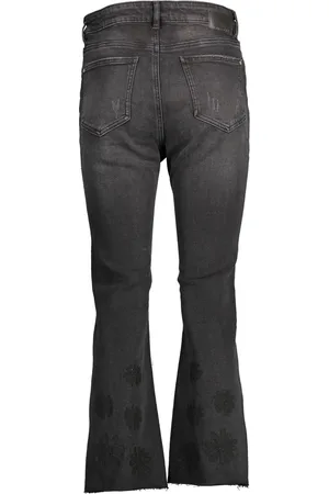 Desigual JEANS DENIM WOMAN CZARNY