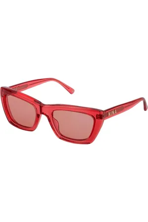 Nina Ricci Okulary SNR251-5409WE. Okulary przeciwsłoneczne, Kolor czerwony. Kobieta.