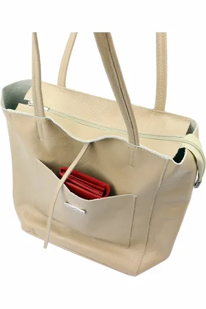 Miamore Shopperbag damska skórzana na ramię duża