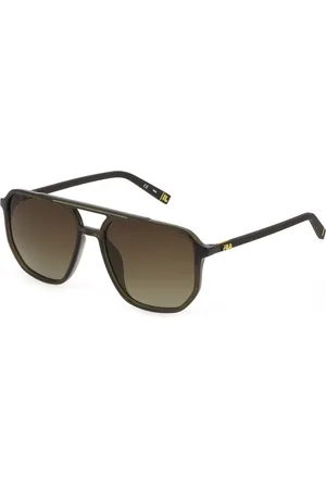 Fila Okulary SFI312-57Z51P. Okulary przeciwsłoneczne, Kolor zielony. Mężczyzna.