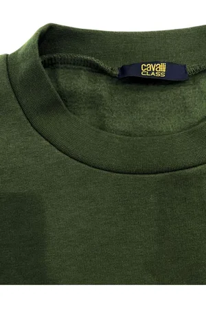 Roberto Cavalli Bluzy marki model QXT66A CF062. Kolor Zielony, Odzież Męskie. sezon:
