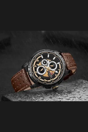 Naviforce ZEGAREK MĘSKI NF9142 (zn087b) black/br. + BOX
