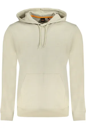 HUGO BOSS BLUZA HUGO BEZ ZAMKA MĘSKA BEŻOWA