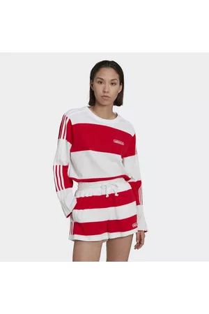 adidas Kobieta Długie Bluzy - Striped Long Sleeve Sweatshirt
