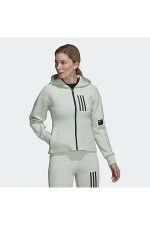 adidas Kobieta Bluzy Slim Fit - Mission Victory Slim Fit Full-Zip Hoodie