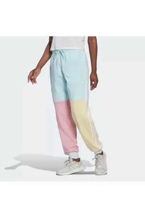 adidas Kobieta Dresowe - Essentials 3-Stripes Colorblock Oversized Joggers