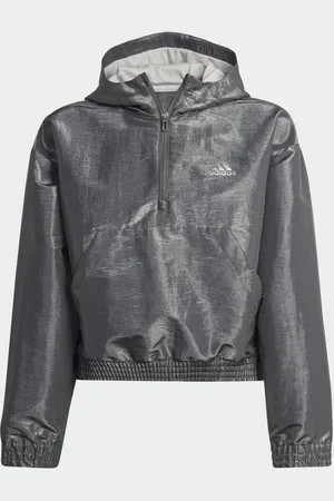 adidas Dance Loose Fit Woven Half-Zip Hooded Track Top
