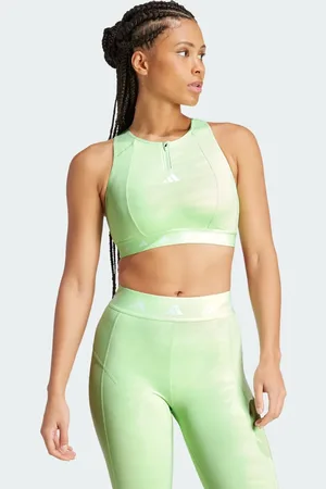 adidas Biustonosz Powerimpact Training Medium-Support Techfit High-Neck Zip