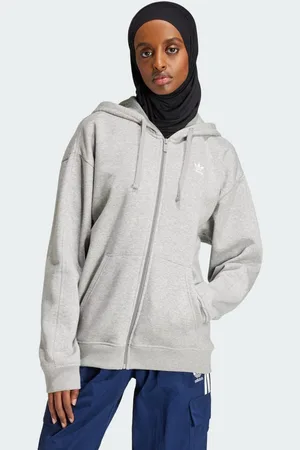 adidas Bluza z kapturem Essentials Full-Zip Fleece