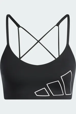 adidas Aeroreact Training Light-Support Logo Bra