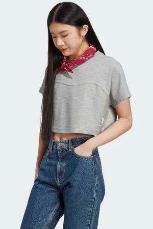 adidas Lounge Terry Loop Crop Top