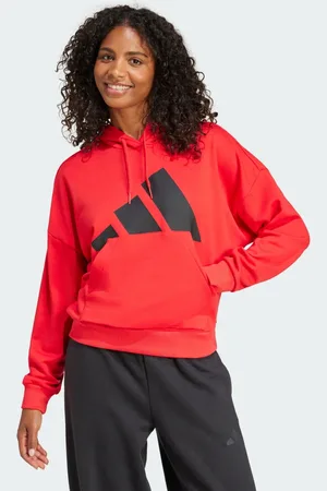 adidas Bluza z kapturem Essentials Big Logo French Terry Loose