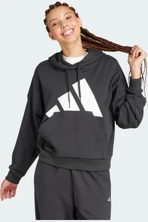 adidas Bluza z kapturem Essentials Big Logo French Terry Loose