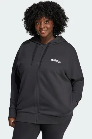 adidas Bluza z kapturem Essentials Linear Full-Zip French Terry