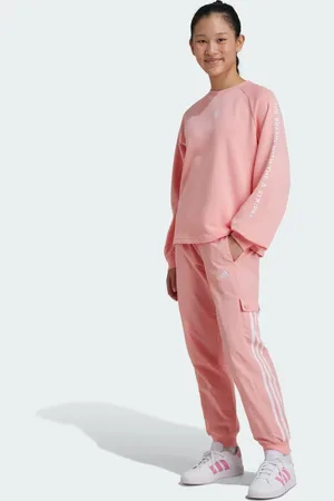 adidas Street Jam Woven Cuffed Cargo Tracksuit Bottoms Kids