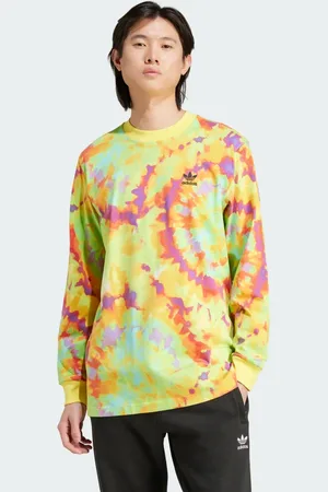 adidas Tie-Dyed Long Sleeve T-Shirt