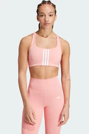 adidas Biustonosz Powerimpact Training Medium-Support 3-Stripes