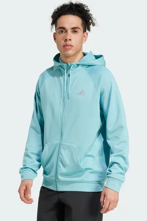 adidas Bluza z kapturem Game and Go Training Big Logo 3-Stripes Full-Zip