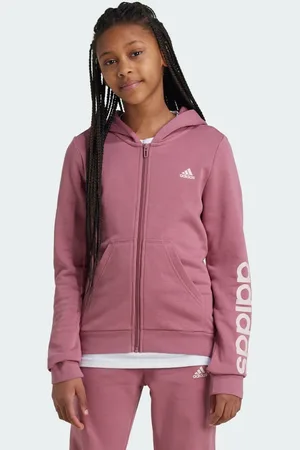 adidas Essentials Linear Logo Full-Zip Hoodie