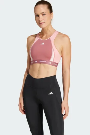 adidas Biustonosz Techfit Medium-Support High-Neck Colorblock