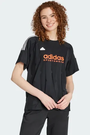 adidas Tiro Cut 3-Stripes Jacquard Boyfriend T-Shirt