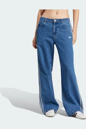 adidas Spodnie dresowe Adicolor Denim 3-Stripes