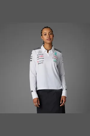 adidas KOSZULKA MERCEDES - AMG PETRONAS FORMULA ONE TEAM POLO LONG SLEEVE