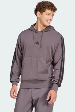 adidas Bluza z kapturem Essentials 3-Stripes French Terry