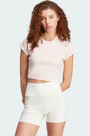 adidas Koszulka Lounge Ribbed Crop
