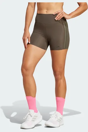 adidas Legginsy Optime 4-Inch Raw-Cut-Hem