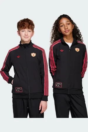 adidas Bluza dresowa Manchester United Terrace Icons Kids