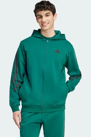adidas Bluza z kapturem Future Icons 3-Stripes Full Zip