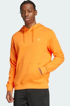 adidas Bluza z kapturem Trefoil Essentials French Terry