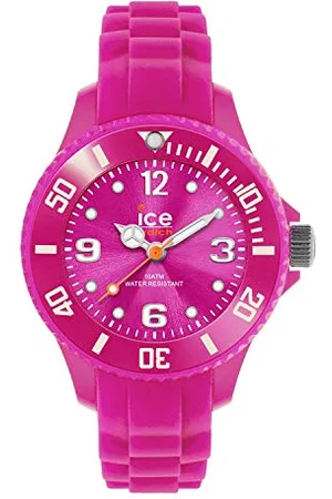 Ice-Watch ICE forever Neon - Damski różowy zegarek z silikonowym paskiem - 001463 (Extra Small)