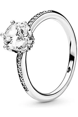 PANDORA Damen-Solitär Freundschaftsring 925_Sterling_Silber mit 