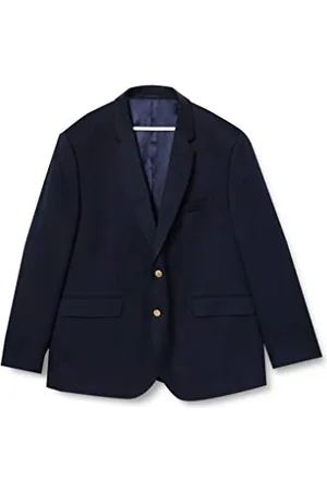 Hackett Navy GB Blazer SB Mężczyźni, Niebieski (Granatowy 595), 56 (Taglia Produttore: 40)